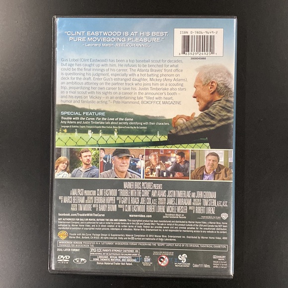 Trouble with the Curve - DVD - Picture 2 of 4